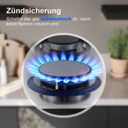 TopStrong 2-burner Stainless Steel with Automatic Flame Protection, Natural Gas Propane Built-in Gas Hob YYEUGCT-S02