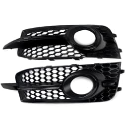 For Audi A1 8X S-Line 2010-2014 Front Bumper Honeycomb Fog Light Grille Cover UK