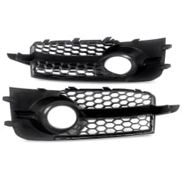 For Audi A1 8X S-Line 2010-2014 Front Bumper Honeycomb Fog Light Grille Cover UK