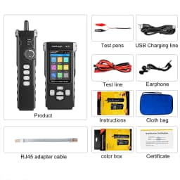 NOYAFA NF-8506 Network Cable Tester Supports PING Test/IP Scan/Network Port Speed Multifunction Cable Tracker Finding Tool