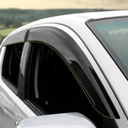 Window Visor Wind Deflector For Toyota Hilux 2015-2020 4PCS/Set Double Cabin Accessories Car Styling
