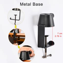 TEYUN Microphone Holder Metal Boom Arm Stand Load 1KG Table Pantograph Adjustable Angle Desktop Mic Support Bracket NBA-6