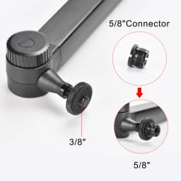 TEYUN Microphone Holder Metal Boom Arm Stand Load 1KG Table Pantograph Adjustable Angle Desktop Mic Support Bracket NBA-6