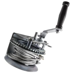 10M Heavy Duty 3500lb Hand Winch Manual Hook Cable Puller Boat Trailer