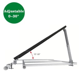 Balcony Power Station Bracket  for 400w 410w 800w 820w Solar Panels  Aluminium Alloy Holder Railing Adjustable Angle 0 to 30