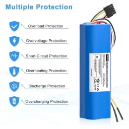 6500mAh Li-ion Battery Replacement For CECOTEC CONGA 5090 4090 3090 2090 Robot Vacuum Cleaner 14.4V Battery pack Accessories