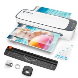 Laminator, Laminator Machine with 60s Warm-up, A3 Laminator Cold and Thermal with 25 Laminating Pouches for A3 A4 A5 A6, 6-in-1