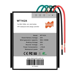 600W Wind PWM Controller 12 24V Auto DC Wind Power Charger For Wind Turbine Generator Regulator Windmill Water Proof IP67 System