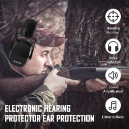 ZOHAN Electronic Shooting Ear Protection Sound Headphones Hearing Protecter Active Noise Reduction Hunting Tactical Earmuffs