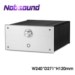 HiFi Aluminum Amplifier Case Amplifier Enclosure Chassis Cabinet DIY Box DAC