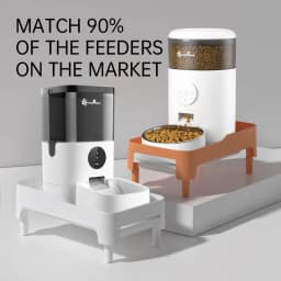 Elevated Cat Feeder Holder 95 mm 120 mm 145 mm Adjustable Height Cats Food Dispenser Bracket For Kitten Adult Cat Pet Supplies