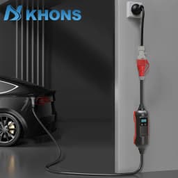 Khons EV Charger Schuko Plug To CEE Red Female Plug 32A 3-phase Adapter Blue CEE 32A Female Plug 32A to Schuko16A Connector