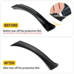 3'' Slim Fender Flares Wheel Arch for Ford Ranger T7 PX2 MK2 2015 2016 2017 2018 Models Matte Black Mudguard 4X4 Car Accessories