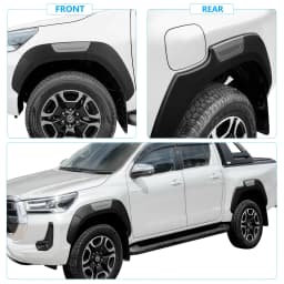 Fender Flares Wheel Arch for Toyota Hilux 2015-2020,2021-2024 Models 4X4 Car Auto Part Accessories 6pcs/Set Car Styling