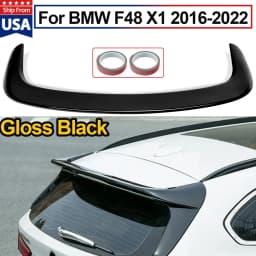 Glossy Black Rear Roof Trunk Spoiler Wing Lip For BMW F48 X1 2016-2022 AC Style