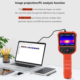 IR Resolution Infrared Thermal Imager Handheld 300,000 Pixels Thermal Imaging Camera with Color Display Screen