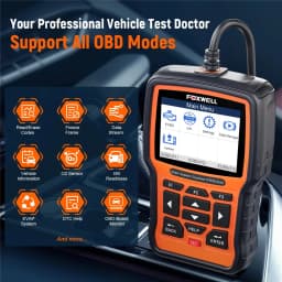 FOXWELL NT510 Elite OBD2 Scanner All System SAS DPF BRT 30+ Reset Bi-Directional Test Code Reader Auto Car Diagnostic Tool PK NT