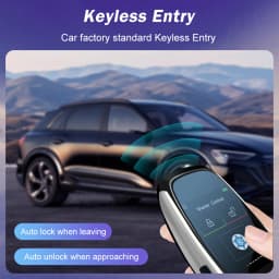 2024 New Universal LCD Smart Key APP Customized wallpaper For Audi LCD KEY Comfortable Entry Auto lock