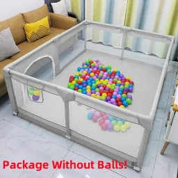 7 Optional Sizes Large Children's Playpen with Foam Protector Baby Safety Fence Kids Ball Pit Playpen for Babies Baby Playground
