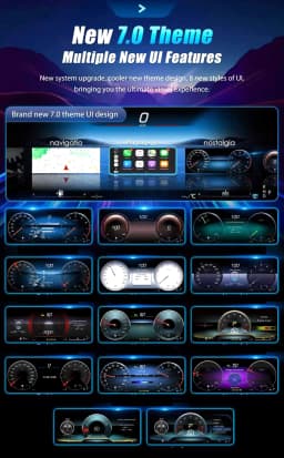 12.3'' Digital Dashboard Cluster For Mercedes Benz C GLA CLA W176 117 C177 X156 2014 6 Ntg4.5 5.0 Auto Instrument Paneel Cockpit