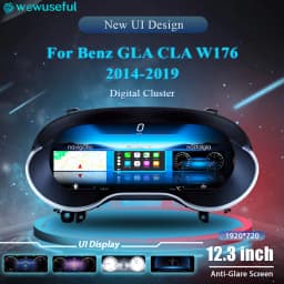 12.3'' Digital Dashboard Cluster For Mercedes Benz C GLA CLA W176 117 C177 X156 2014 6 Ntg4.5 5.0 Auto Instrument Paneel Cockpit
