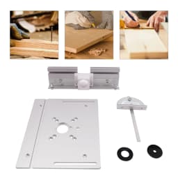 Rust-Proof Trimming Tools Router Table Insert Plate Woodworking Engraving Machine Flip Plate Easy to Clean DIY Tool