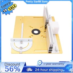 Rust-Proof Trimming Tools Router Table Insert Plate Woodworking Engraving Machine Flip Plate Easy to Clean DIY Tool