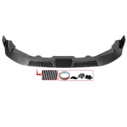 For 2022-ON BMW X3M X4M F97 F98 Carbon Look Car Front Bumper Spoiler Splitter