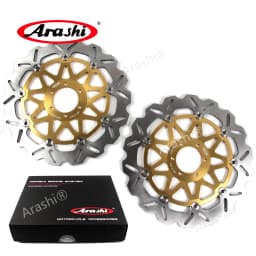 Arashi CNC Full Floating Brake Disc Brake Rotors For MOTO GUZZI V100 MANDELLO 1000 2021 2022 / V10 CENTAURO 1996-2001
