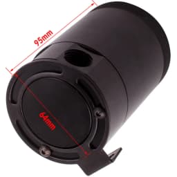 Universal 3 Port Oil Catch Can Reservoir Air-Oil Separator Racing Baffled Alloy