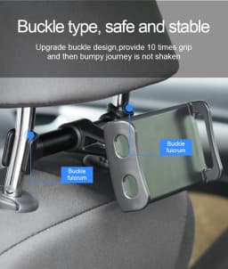 Car Tablet Holder Stand for Ipad 2/3/4 Air Pro 4-11' Phone Universal Stand Bracket Back Seat Car Mount Mount 360 Rotation New