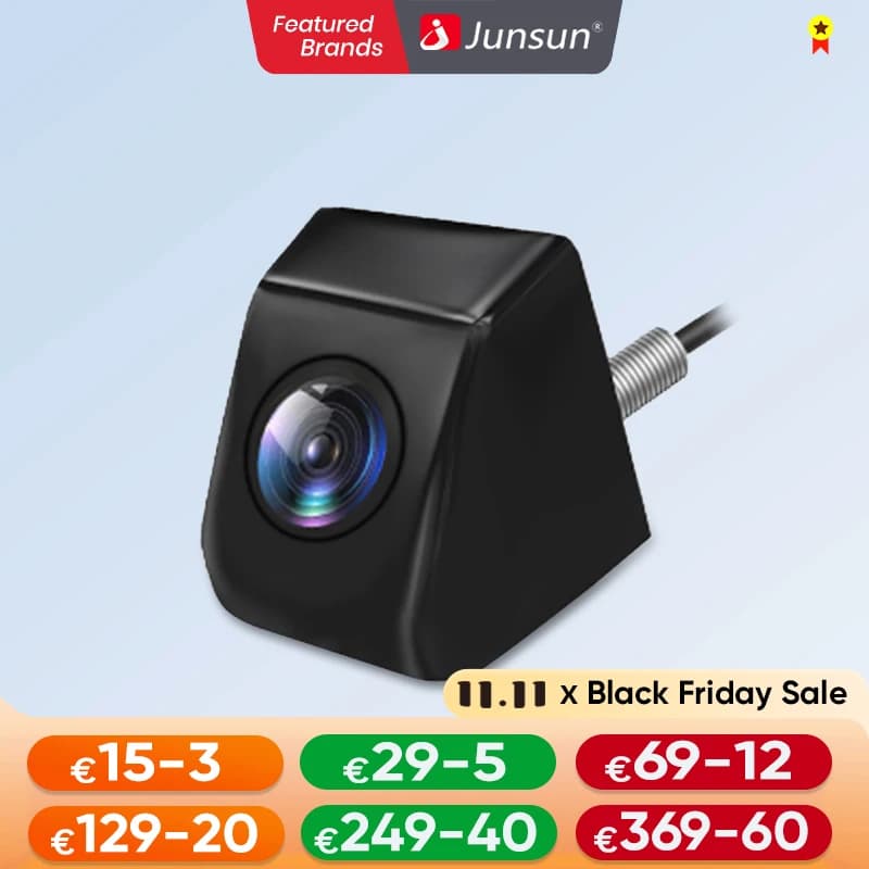 Junsun Car Rearview Camera AHD 720P Resolution Water Proof 140 ° Wide-Angle Reverse Backup Parking Camera For Car Radio