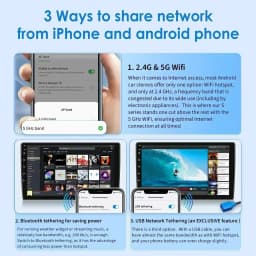 Hizpo 7inch Android Car Radio for Ford Focus S-Max Galaxy C-Max Kuga Mondeo Multimedia Auto CarPlay RDS DSP BT 4G CarPlay SWC