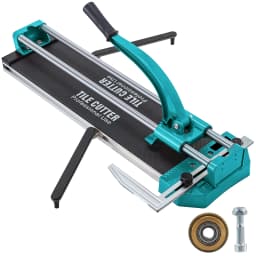 SucceBuy Manual Tile Cutter Laser Positioning Double Rails W/ Supporting Feet Professional Push Knife for Cutting Porcelain