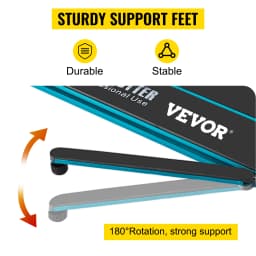 SucceBuy Manual Tile Cutter Laser Positioning Double Rails W/ Supporting Feet Professional Push Knife for Cutting Porcelain