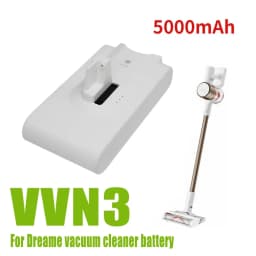 Original 5000mAh Battery For Dreame V9 V9P XR V10 VVN3 VVN4 V8 Replacement Battery Handheld Cordless Vacuum Cleaner Accessory