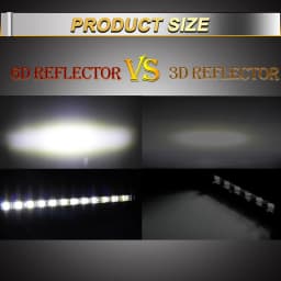 CO LIGHT 6D LED Light Bar 210W 44" LED Bar Single Row Combo Work Light 12V DRL for ATV SUV Truck Tractor Boat Auto Driving Light