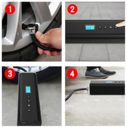 Wireless Car Air Compressor 12V 150PSI Rechargeable Electric Portable Tire Inflator Pump for Motorcycle Bicycle Boat Tyre Balls