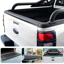 RAIL GUARD CAP PROTECTOR REAR COVER TAIL GATE TRIM FOR FORD RANGER WILDTRAK 2012-2022 PX PX2 PX3 XLT T6 T7 T8 Car Auto Part