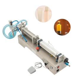 100-1000ML Automatic Self-priming Pneumatic Liquid Filler Filling Machine 304 Stainless Steel for Honey Cream Cosmetics Paste