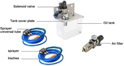 3L Spray Cooler Coolant Pump Oil Mist Sprayer Lubrication Spray System Mist Machine for CNC Lathe Milling Drill Grind Machine