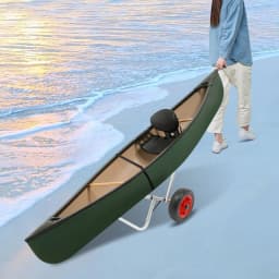 Three Brackets (Solid Wheels) For Medium-Sized Kayak Trailer Made Of High-Quality Aviation Aluminum Material