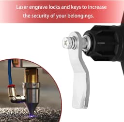 2PCS Camper Shell Locks and Keys, Rv T Handle Lock for Storage Door Pickup Truck Camper Shell Door and Boat, Camper Door RV Lock