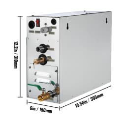 SucceBuy 4/6KW Steam Generator Steam Generator for SPA Room Digital Display Steam Generator Sauna Steam Generator for Home