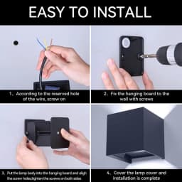 LED Wall Light External Stairs Interior House Wall Outdoor Waterproof Bedroom Living Room Lamp Fixture Decorative Home Wall Led