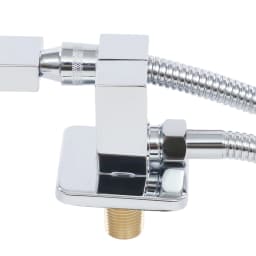Flush-mounted Shower Set, Wall-mounted Shower System Bathroom Shower Set Silver/Black