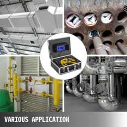 SucceBuy Pipe Inspection Video Camera DVR Recording Function 7/9in Monitor 20/30/50M IP68 Sewer Pipeline Industrial Endoscope