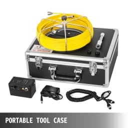 SucceBuy Pipe Inspection Video Camera DVR Recording Function 7/9in Monitor 20/30/50M IP68 Sewer Pipeline Industrial Endoscope