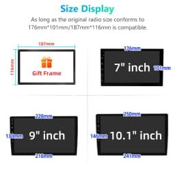 Junsun 7 9 10 inch Universal Wireless CarPlay for Apple Android Auto Car Radio 4G Multimedia Bluetoth DSP IPS TouchScreen Stereo