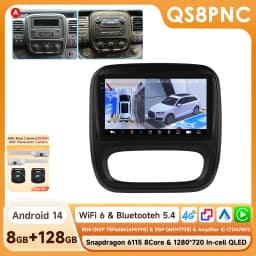 Hizpo Car Radio For Renault Trafic 3 2014- 2021 Opel Vivaro B 2014 - 2018 Autoradio CarPlay Android Auto Intelligent Systems 4G